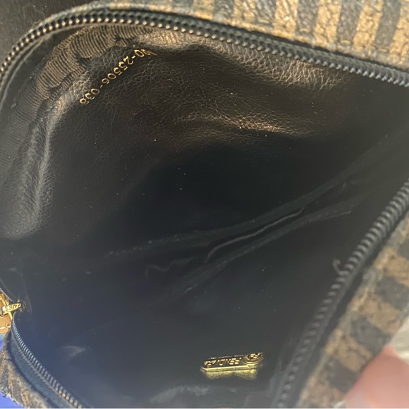 Fendi Vintage Pequin Stripe Round Crossbody Bag with Dust Bag - Picture 4 of 13